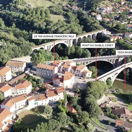 Beautiful Spacious House & Courtyard Bbq Céret